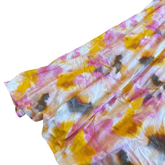 Torrid Pink and Yellow Floral Maxi Dress - Picture 7 of 13